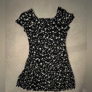 Floral V-neck Minidress